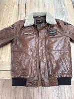 PME Legend Leren Jas - Bruin - Maat M, Ophalen of Verzenden, Zo goed als nieuw, Maat 48/50 (M), Bruin