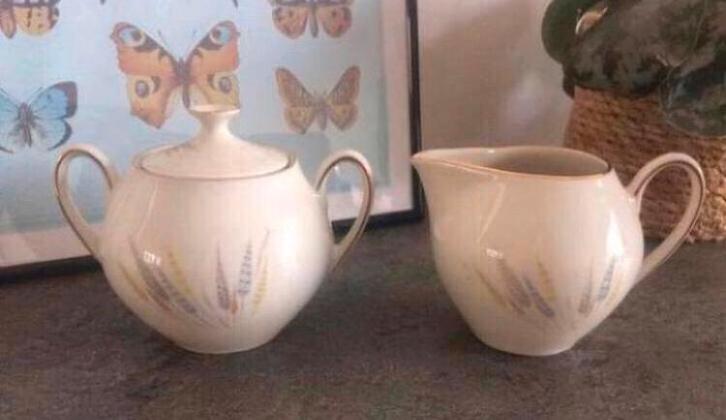 💝 Vintage WINTERLING roomstel veren pastel offwhite, Huis en Inrichting, Keuken | Servies, Zo goed als nieuw, Overige typen, Overige stijlen