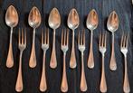 Christofle Spatours verzilverd dessertbestek (12-delig), Ophalen of Verzenden