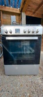 RVS ETNA Kooktoestel met wokbrander en elektrische oven, Gebruikt, 60 cm of meer, Gas, Vrijstaand