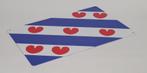 Friesland Friese vlag reclamebord van metaal wandbord deco, Ophalen of Verzenden, Deco Noord, Info@deconoord.nl, Monetpassage 19 Emmen