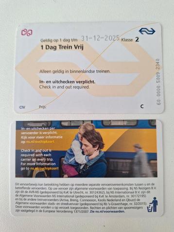 Treinkaartje  beschikbaar voor biedingen