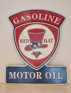 Wandbord, metaal, gasoline, motor oil, gasoline, gas, Ophalen of Verzenden, Nieuw