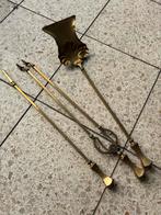 Koperen Haardset - Klassiek Design, Huis en Inrichting, Haarden, Ophalen of Verzenden, Gebruikt, Vrijstaande haard, Overige soorten