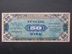 50 Mark 1944 Duitsland AMC p-196a WW2, Verzenden, Duitsland, Los biljet