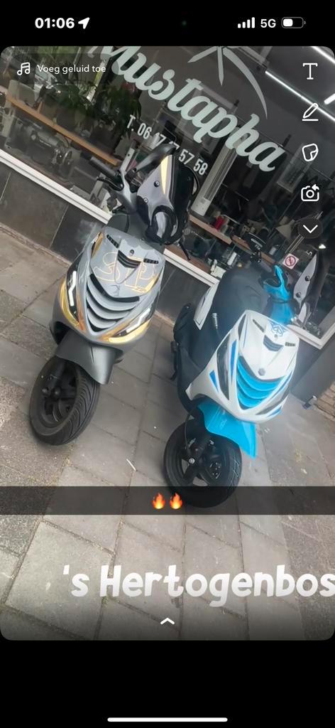 Zip 50cc 4t, Fietsen en Brommers, Scooters | Piaggio, Zo goed als nieuw, Zip, Ophalen of Verzenden
