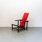 2 Cassina Geel Blauw Rood stoel G Rietveld, Huis en Inrichting, Stoelen, Twee, Ophalen of Verzenden, Zo goed als nieuw, Rood