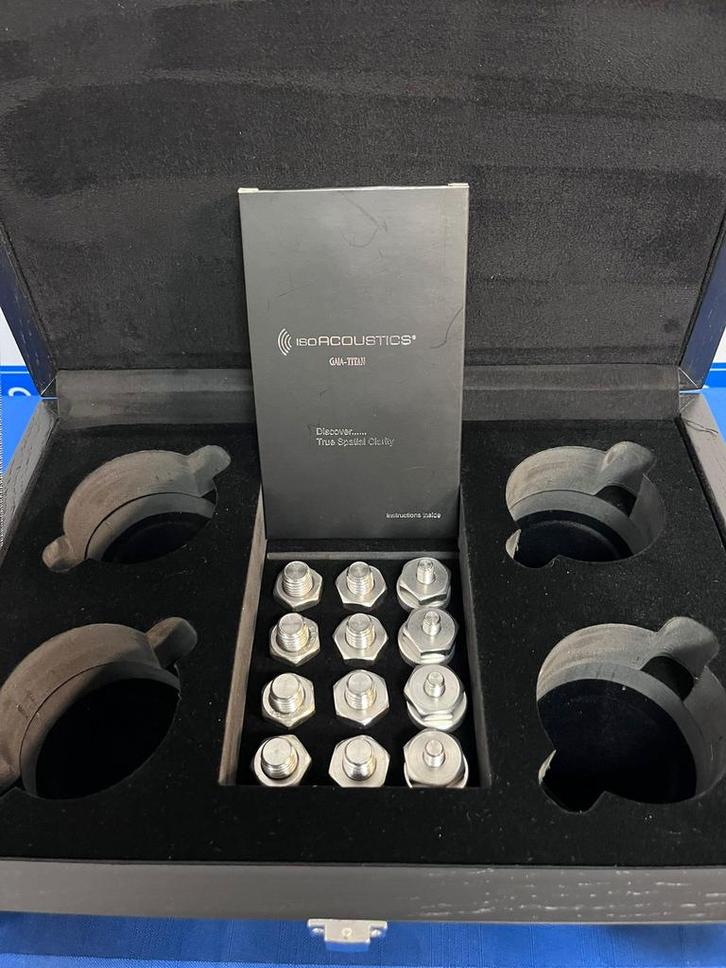 IsoAcoustics GAIA Titan Theis 70 (set van 4), Audio, Tv en Foto, Luidsprekers, Zo goed als nieuw, Overige typen, 120 watt of meer