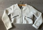 Hip kort vestje bolero creme 122/128, Ophalen of Verzenden, Zo goed als nieuw, Meisje, Trui of Vest