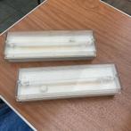 2 Noodverlichting TL Armaturen, Doe-het-zelf en Verbouw, Bouwverlichting, Ophalen of Verzenden, Gebruikt, Minder dan 50 watt, Lamp met armatuur