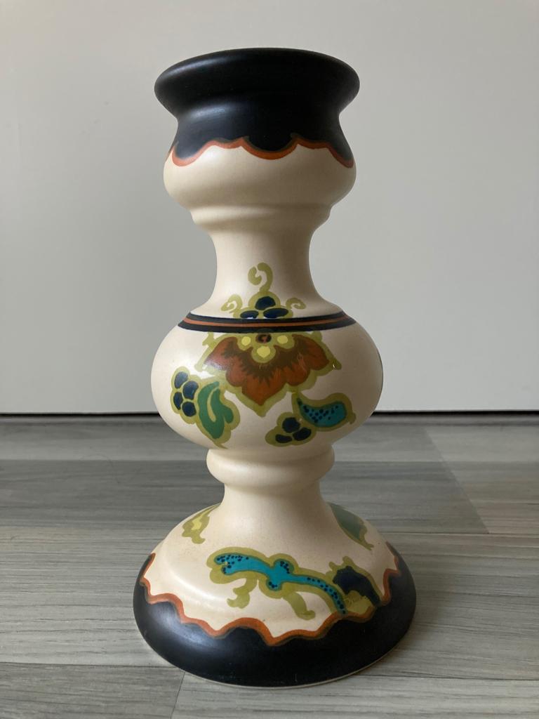 Kandelaar - Decor Modica - model 24 - Zuid-Holland Gouda, Antiek en Kunst, Antiek | Keramiek en Aardewerk, Ophalen of Verzenden