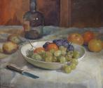 Wim Borkent (1905-1981), stilleven met druiven, olie/doek, Antiek en Kunst, Kunst | Schilderijen | Klassiek, Ophalen of Verzenden