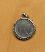 Zilveren gulden 1923 hanger, Ophalen of Verzenden, Gebruikt, Zilver, Overige voorstellingen
