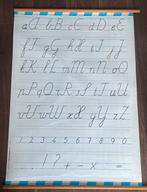 Vintage Schoolposter, Ophalen of Verzenden, Zo goed als nieuw