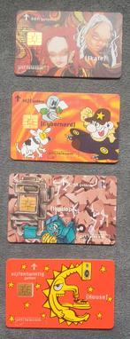 Set telefoonkaarten Muziekstijlen 4 stuks gebruikt, Ophalen of Verzenden, Nederland