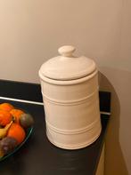 Leuke grote witte voorraadpot, Huis en Inrichting, Keuken | Potten en Pannen, Ophalen, Zo goed als nieuw, Overige materialen, Pot, Bus of Blik