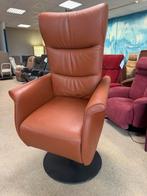 Zo goed als nieuwe Velderhof sta op fauteuil relax stoel, Verzenden, Nieuw, Leer, In meer kleuren en maten