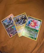 Pokémon Kaarten: Croagunk, Luxio, Cherrim, Ophalen of Verzenden, Gebruikt, Losse kaart, Foil