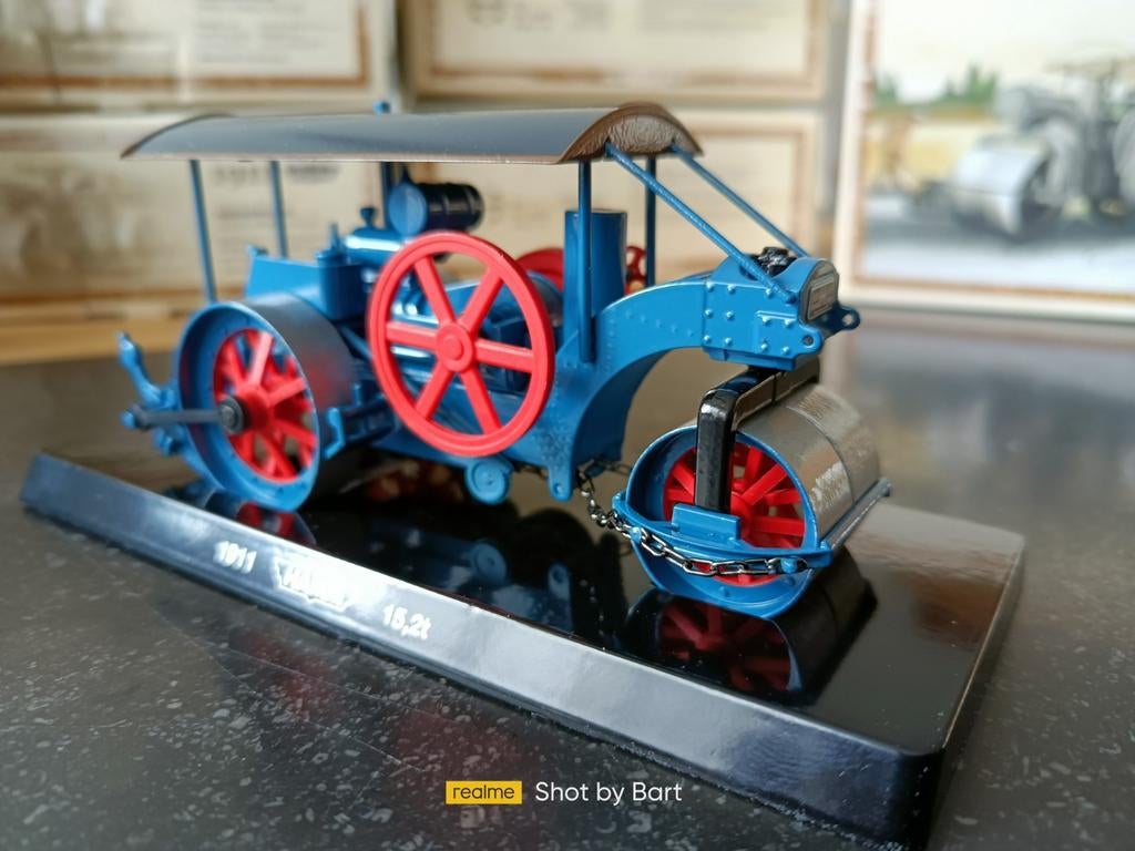 HAMM HISTORISCHE 3WIEL WALS UIT 1911 CONRAD, Ophalen of Verzenden, Nieuw, Hijskraan, Tractor of Landbouw, Conrad