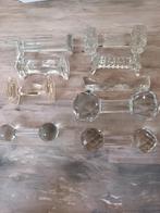Grote glazen messenleggers, Ophalen of Verzenden