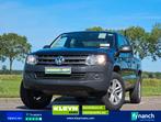 VOLKSWAGEN AMAROK 2.0 TDI dubbel cabine 4x4 ac, Auto's, Euro 5, Gebruikt, 4 cilinders, Zwart