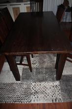 eettafel koloniaal, Huis en Inrichting, Ophalen, Gebruikt, 50 tot 100 cm, Vijf personen of meer