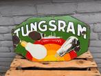 TUNGSRAM emaille reclamebord, Antiek en Kunst, Antiek | Emaille, Ophalen of Verzenden