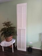 4 Witte Houten Shutters - 236,5 x 47,5 cm, Huis en Inrichting, Ophalen
