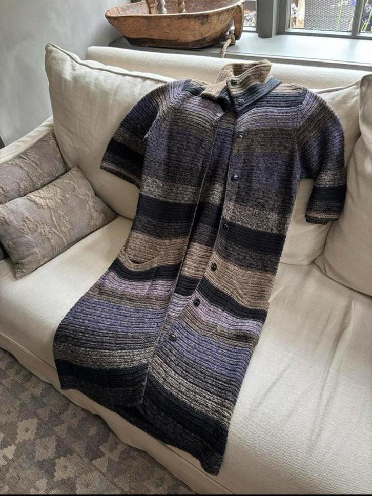 Prachtig comfortabel Turnover Lang Vest Maat L - Wolmix, Kleding | Dames, Truien en Vesten, Zo goed als nieuw, Maat 42/44 (L)