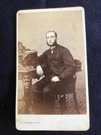 CDV, Man, J. van Gorkom, Rotterdam, zeer oud, dun karton, Ophalen of Verzenden, Voor 1940, Gebruikt, Foto