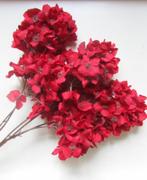 HORTENSIA - KUNST TAKKEN - ROOD