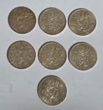 Uniek! Serie zilveren Rijksdaalders 1959-1966, 7x munten, Ophalen of Verzenden, Koningin Juliana, Zilver