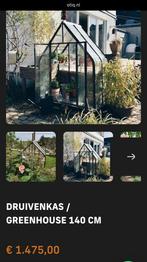 Kas_druivenkas 140x70x175 met wieltjes, Tuin en Terras, Kassen, Ophalen, Glas, Gebruikt, Staal
