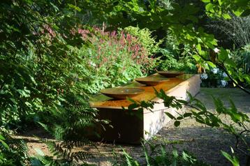 Cortenstaal waterornament, Plantenbak, Showtuin, Kijk nu! beschikbaar voor biedingen