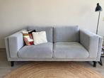 Grijze (zwart-wit gemêleerd) bank Nockeby, Ophalen, Gebruikt, Tweepersoons, 75 tot 100 cm