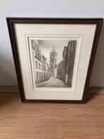 Ets A Wieringa Roermond oplage 11 /250 gesigneerd, Antiek en Kunst, Ophalen of Verzenden