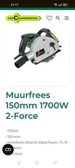 Sleuvenfrees muurfrees 2 Force, Doe-het-zelf en Verbouw, Ophalen, Gebruikt, 2 Force, Muurfrees