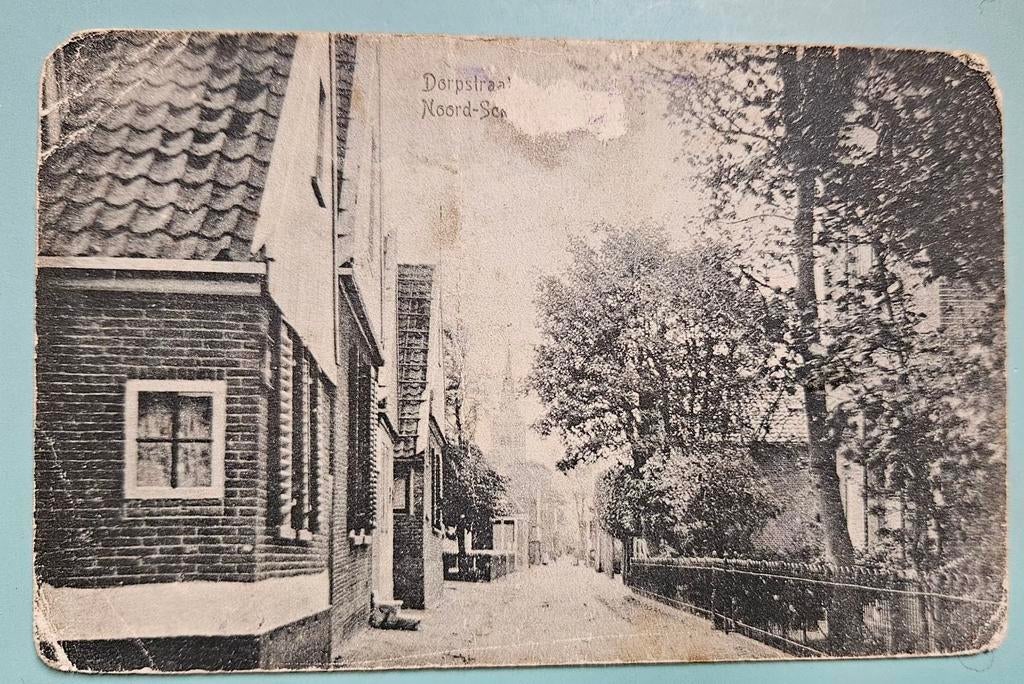 1921 Noord-Scharwoude - Dorpsstraat, Verzamelen, Ophalen of Verzenden, 1920 tot 1940, Gelopen, Noord-Holland