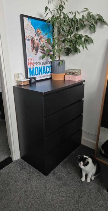 Zwarte Malm ladekast - Perfecte staat! - afbeelding 1