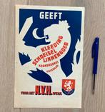 Kleine poster/flyer Nederlands Volks Herstel ca 1946, Verzamelen, Posters, Gebruikt, Ophalen of Verzenden, A1 t/m A3, Rechthoekig Staand