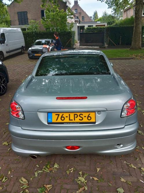Peugeot 206 2.0 16V CC (Cabrio)2005 Grijs, Auto's, Peugeot, Particulier, ABS, Airbags, Airconditioning, Bluetooth, Centrale vergrendeling