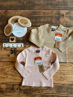 Baby girl 2x shirtje wibra beige, licht roze maat 56, Kinderen en Baby's, Babykleding | Maat 56, Nieuw, Ophalen of Verzenden, Wibra
