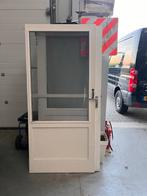 Hardhouten Achterdeur, Ophalen, Gebruikt, 80 tot 100 cm, Buitendeur