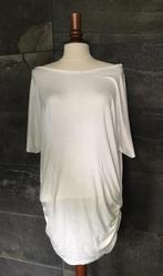 viscose top tuniek blouse wit of zwart Nieuw, Wit, Nieuw, Ophalen of Verzenden, Korte mouw