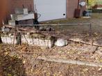 Landhek 250x100 - Gebruikt, Tuin en Terras, Tuinhekken en Hekwerk, Ophalen of Verzenden, Gebruikt, IJzer, Tuinhek