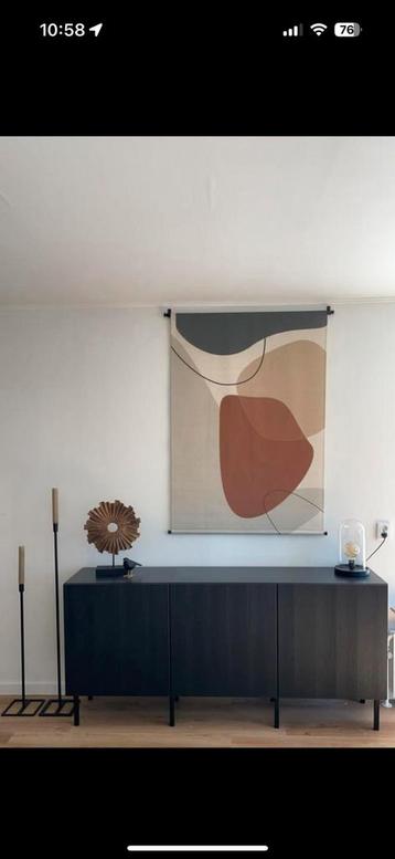 Zwart/bruin dressoir Ikea beschikbaar voor biedingen