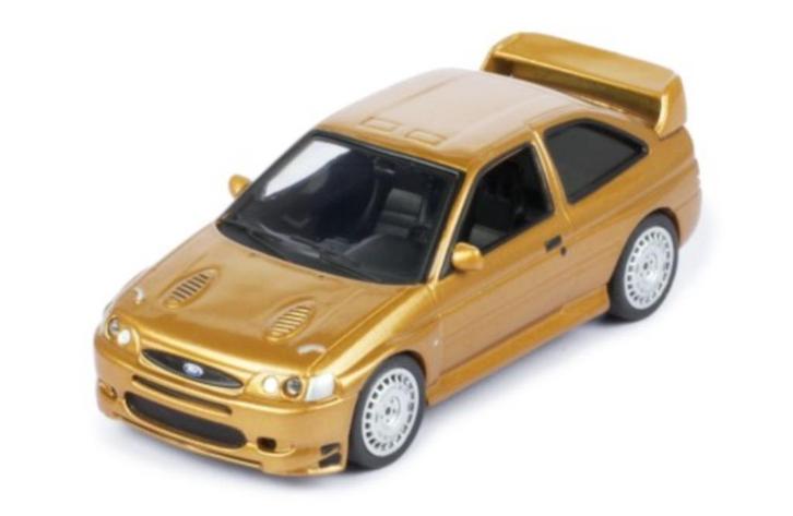 Ford Escort RS Cosworth Custom 1992 bruin 1:43 IXO, Hobby en Vrije tijd, Modelauto's | 1:43, Nieuw, Auto, Overige merken, Verzenden