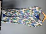 Tropische jurk kort mouwtje, Geisha, Blauw, Maat 46/48 (XL) of groter, Ophalen of Verzenden