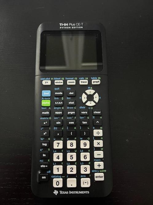 GR: Texas Instruments TI-84 plus CE-T (Python Edition), Diversen, Rekenmachines, Zo goed als nieuw, Grafische rekenmachine, Ophalen of Verzenden
