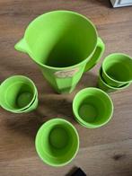 Bamboe Sapkan met Bekers - Picknick Set, Ophalen of Verzenden, Zo goed als nieuw